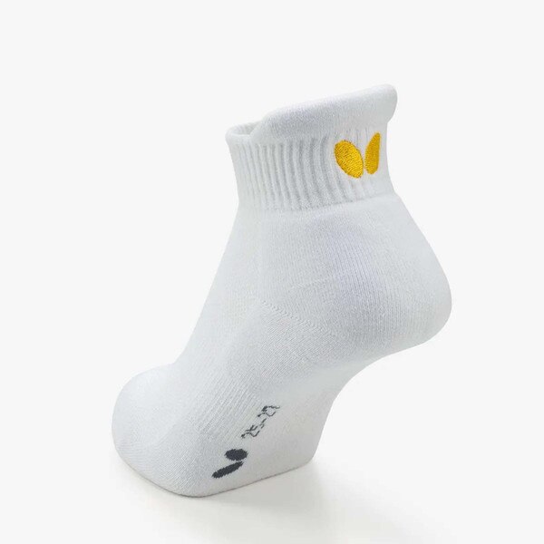 Butterfly ES Socks - White - Heel